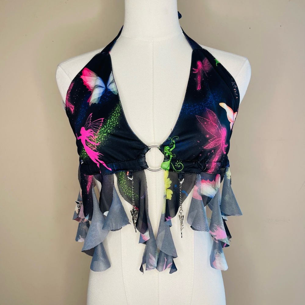 IHR Fairy Print Halter Top